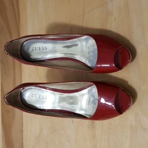 Guess Wedge Peep Toe Shoes
